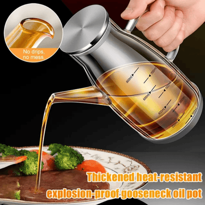 💥50% OFF!💥 Leak-Proof Oil Dispenser Bottle with Drip-Free Spout – No Mess, Just Precision! - clarioy