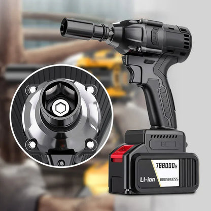💎 50% OFF! 💎 Brushless German Motor Electric Wrench – 480Nm Super Torque, 3-in-1 Smart Tool for Home & Auto Repairs 🔧⚡