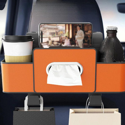 🚗💦Car Multifunctional Seat Back Waterproof Storage Bag🎒 Travel Organizer Extraordinaire Keep Your Car Tidy