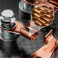 Close-up of premium copper auto connector with cross-section detail, clarioy auto tool