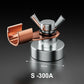 Clarioy S-300A premium silver and copper auto tool, 17mm opening, 35mm base, on black background.