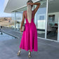 👗Summer New💕Women’s Spaghetti Straps High Slit Dress | Adjustable Spaghetti Straps | Side Thigh Split