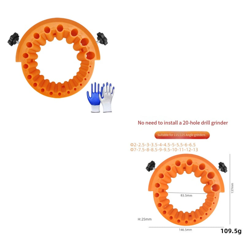 Multipurpose Drill Bit Sharpener for Angle Grinders