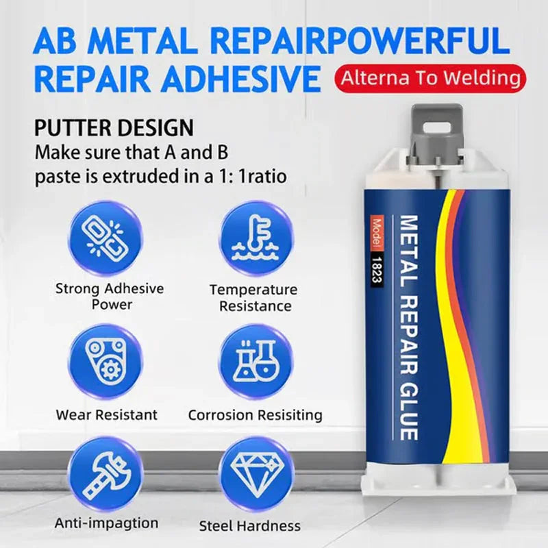 🛠️ BUY MORE GET MORE FREE ⚡ Heavy-Duty Industrial Adhesive – High-Strength Bond, Heat & Impact Resistant for Multiple Materials 🔥