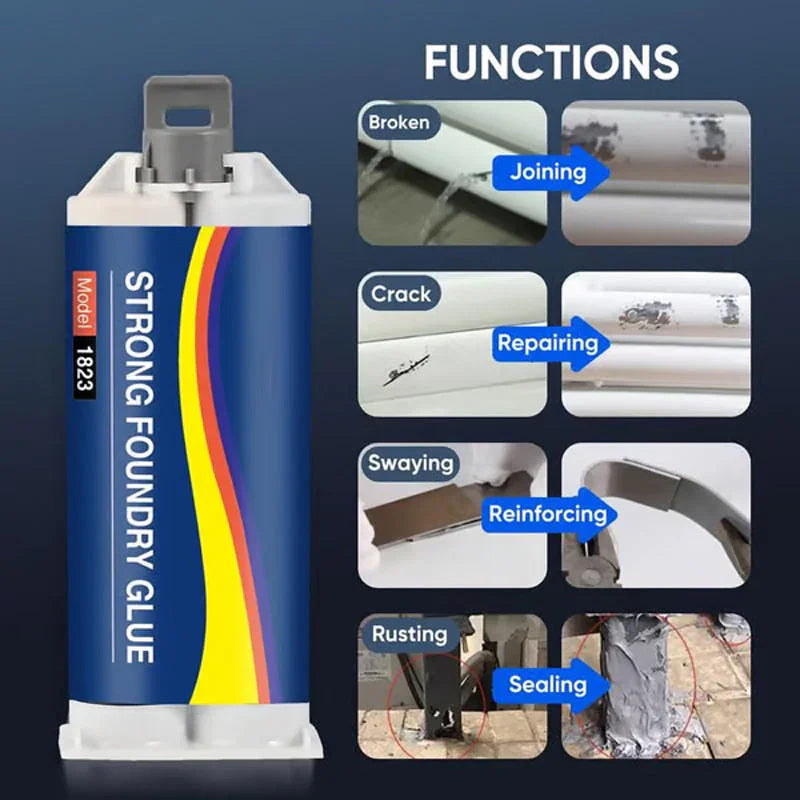 🛠️ BUY MORE GET MORE FREE ⚡ Heavy-Duty Industrial Adhesive – High-Strength Bond, Heat & Impact Resistant for Multiple Materials 🔥