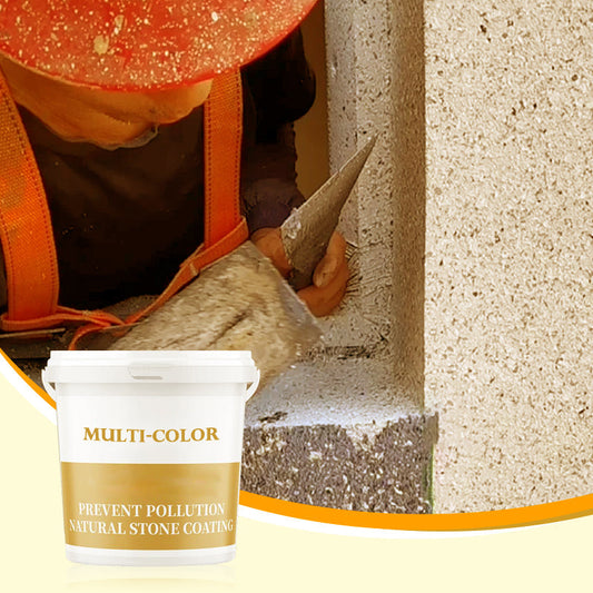 💥💥Limited-time offer: 50% off orders🔥Super bulk 2kg special pack🔥Waterproof, multi-colored, washed natural stone paint/coating