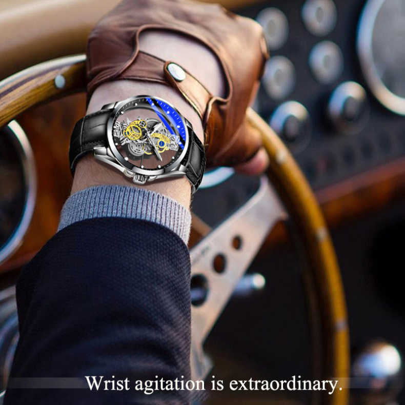 ⌚ LIMITED-TIME 50% OFF! ✨ Double-Sided Skeleton Watch — Stylish, Luminous, Eye-Catching 💎