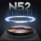 N52 magnet and copper coil wireless charging technology on black background, clarioy electronics
