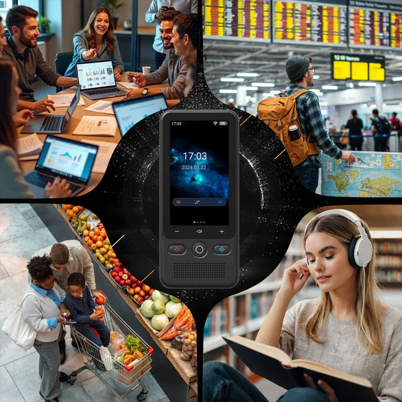 🌐 55% OFF NOW! 🗣️ Multifunctional Portable Translator – Real-Time 2-Way Voice Translation, Offline Mode & 100+ Languages Supported ✨