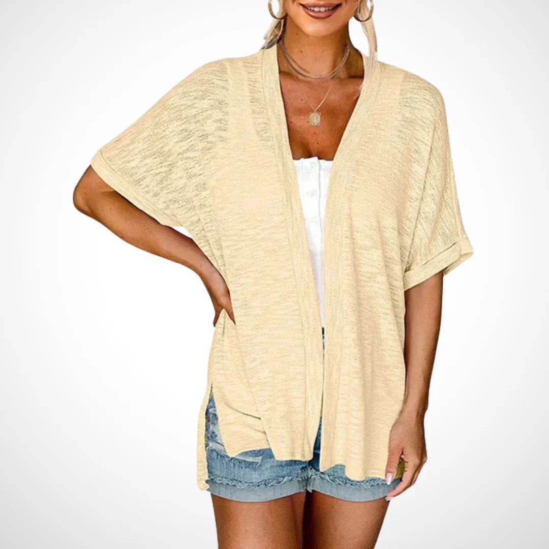 🧥 LIMITED-TIME 50% OFF! ✨ 2026 Stylish Flowy Short Sleeve Cardigan – Lightweight, Breezy, Versatile Layering Piece 🌸