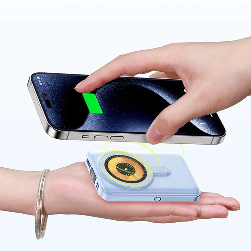 ⏳Time-limited Special🔋Magnetic Wireless Power Bank 10000mAh Fast Chargrs with phone stand