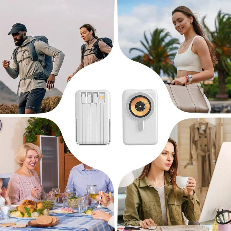 ⏳Time-limited Special🔋Magnetic Wireless Power Bank 10000mAh Fast Chargrs with phone stand