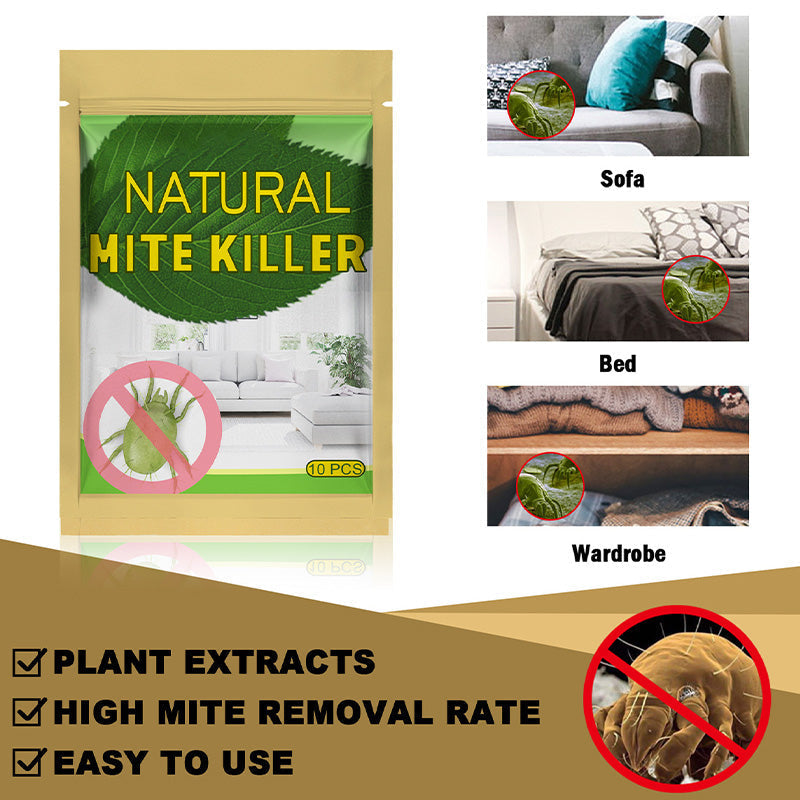 ⏳LAST DAY SALE ONLY $17.9!!🌿🛡️ The US’s #1 Natural Mite Control Sachet– Vetted by Allergy US • 100% Chemical-Free • Safe for Babies, Pets & Asthma Sufferers 🛏️✨