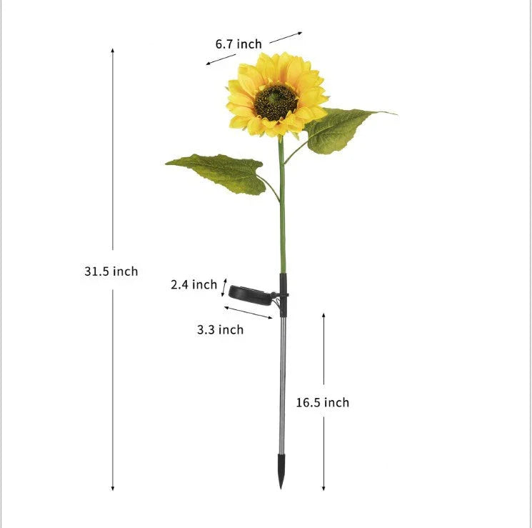 ⏰🔥LIMITED-TIME 50% OFF! 🌻 Sunflower Solar Lights – Auto On/Off, 14H Glow & IP65 Waterproof, Perfect for Garden & Patio ✨☀️