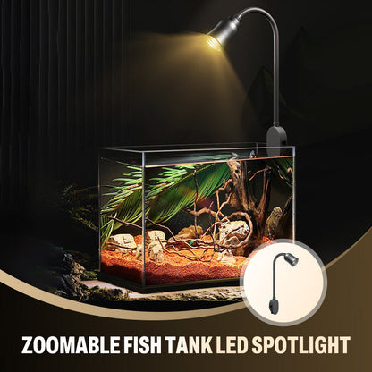 Zoomable Fish Tank LED Spotlight