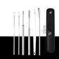 📢Portable 6-piece stainless steel ear piercing kit - Spiral ear tool✨