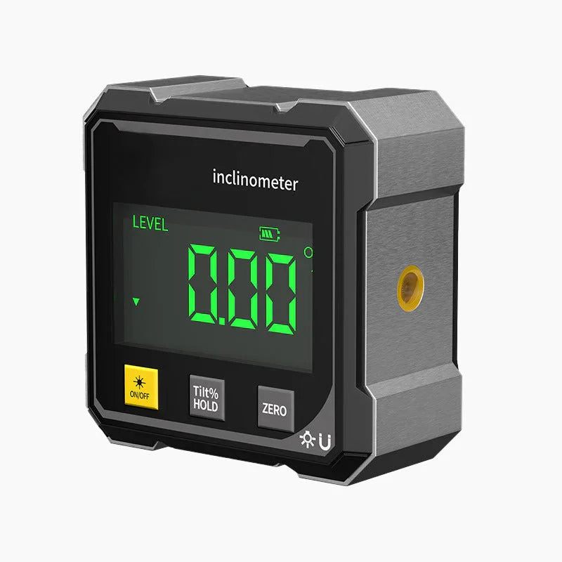 📐4-Side Magnetic Digital Angle Gauge with Laser