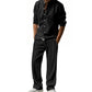 👔 Men’s Shirt & Pants Set – Casual, Breathable Linen, Relaxed Fit ✨