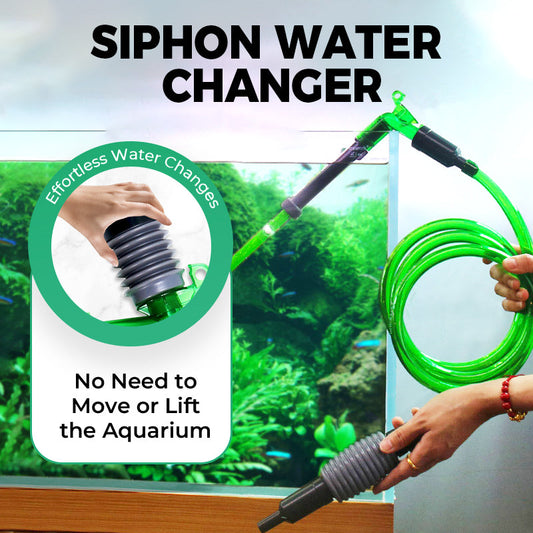 Fish Tank Siphon Water Changer with Suction Cup