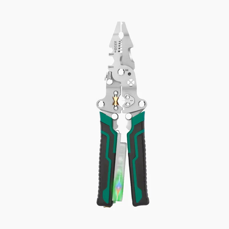 🔥Last day of the limited-time 50% off sale🔥👷‍♂️Multifunctional Foldable Wire Stripping Scissors with Electrical Test👷‍♂️