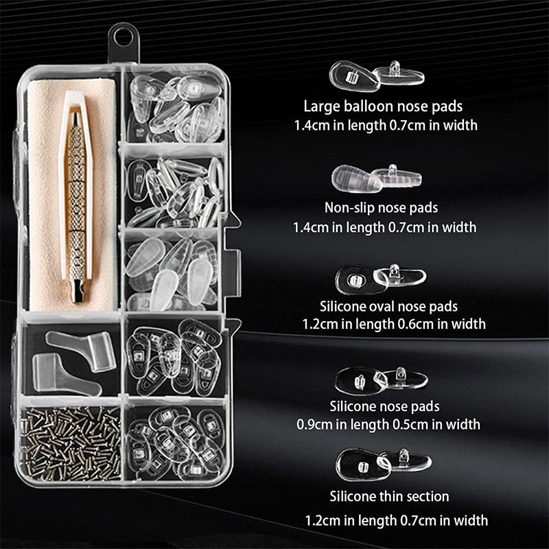 👓🛠️ 50% OFF! Eyeglass Nose Pad Repair Kit – Replace worn pads & rusty screws at home. No optician fees – keep your glasses comfy & secure! 🔧✨