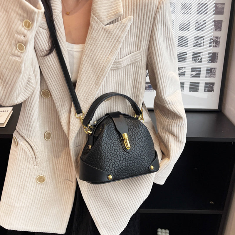 👜 LIMITED-TIME 50% OFF! ✨ Color-Blocked Bag – Stylish, Metal Hardware, Multi-Way 🧳