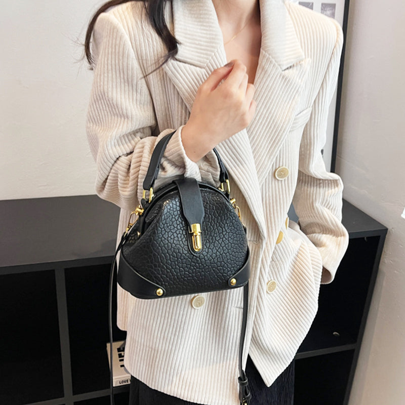👜 LIMITED-TIME 50% OFF! ✨ Color-Blocked Bag – Stylish, Metal Hardware, Multi-Way 🧳