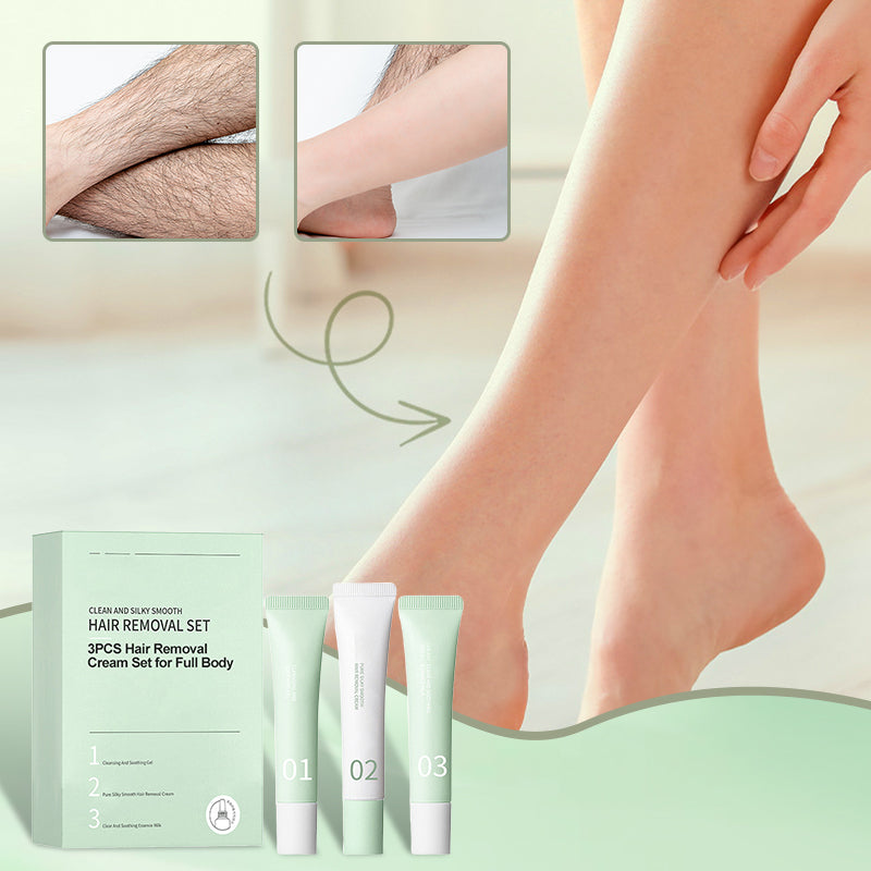 🥳2026 HOT SALE🥳💞50K+ SOLD!💥👵🌸 50% OFF!3-in-1 Cleansing, Exfoliating, and Hair Removal Set