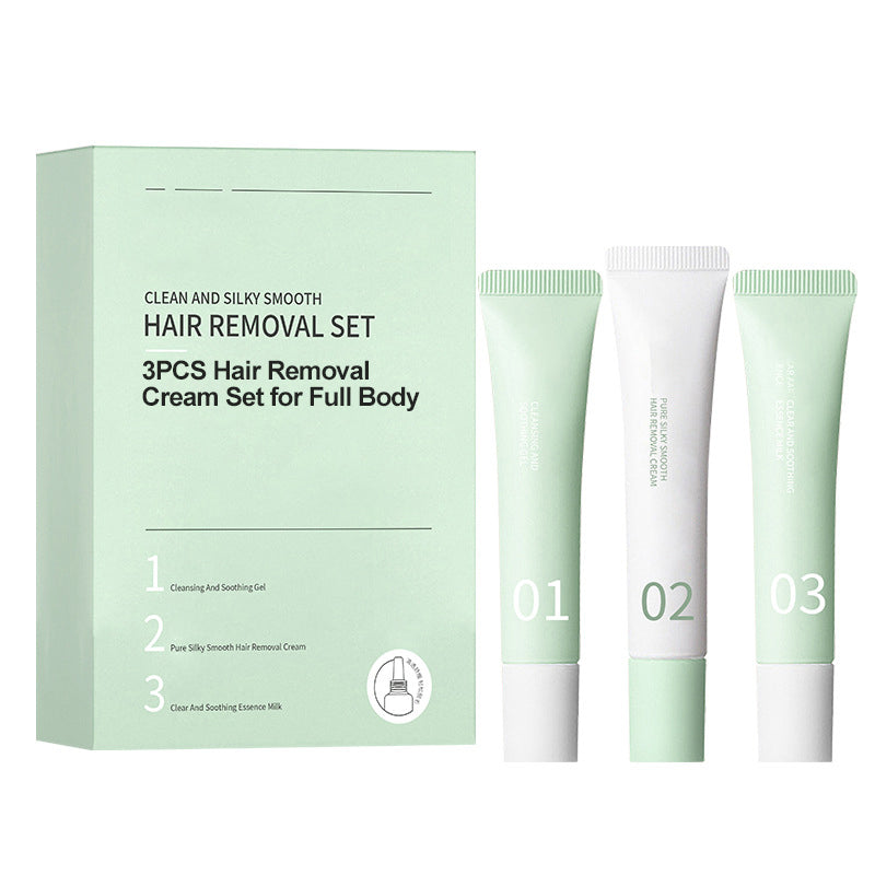 🥳2026 HOT SALE🥳💞50K+ SOLD!💥👵🌸 50% OFF!3-in-1 Cleansing, Exfoliating, and Hair Removal Set