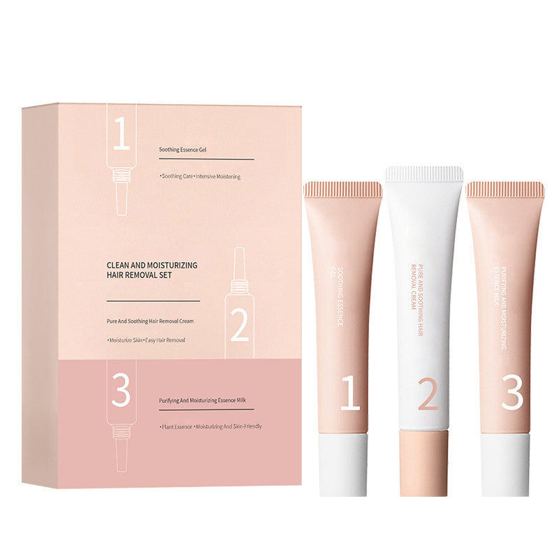 🥳2026 HOT SALE🥳💞50K+ SOLD!💥👵🌸 50% OFF!3-in-1 Cleansing, Exfoliating, and Hair Removal Set