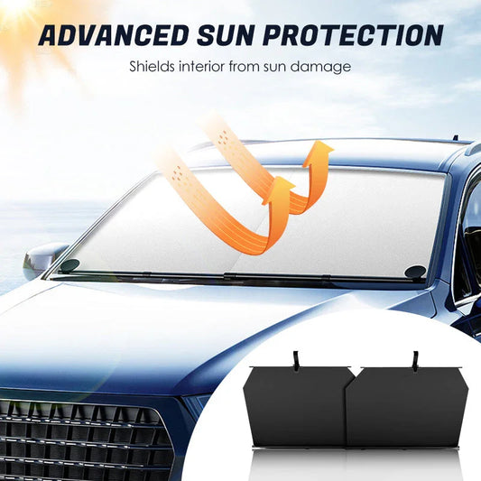 ☀️ 50% OFF NOW! 🚗 2PCS Retractable Sunshade for Car Windshield – UV Protection, Easy Retractable & Universal Fit ✨