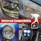 Headlight restoration spray for cars and motorcycles, universal compatibility, available at clarioy