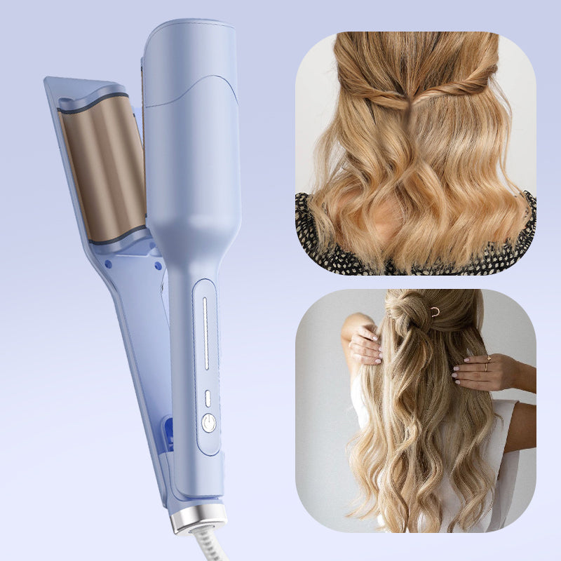 💇‍♀️🔥 Deep Beach Waver Curling Iron (50% Off!) – 30s Rapid Heat-Up + Ceramic Hair Protection!