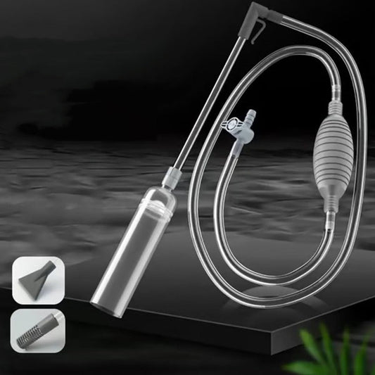 🐠 50% OFF LIMITED STOCK! ✨ Aquarium Vacuum Cleaner with Siphon - Gravel Filter & Flow Control for Effortless Water Change & Tank Maintenance 💦🌿