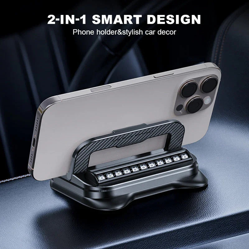 📱Today only!!9.99$✨ 360° Rotating Foldable Phone Holder - Universal Compatibility with Anti-Slip Base for Desk, Car & Travel Use 🚗💻