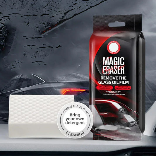 Magic Eraser remove glass oil film sponge for auto windshield cleaning, car care tool