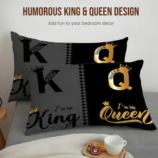 👑 50% OFF NOW! 🛏️ King & Queen Duvor Cover Set – 3-Piece Luxury, Soft Brushed Fabric & Easy Care 🏰✨
