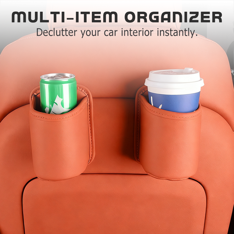 🥳2026 HOT SALE🥳💞50K+ SOLD!🚗🧺 45% OFF! Leather Car Door Cup Holder – Wide‑mouth opening, easy reach for drinks & phone. Clip‑on secure fit. PU leather, tough & stylish. 🛡️✨