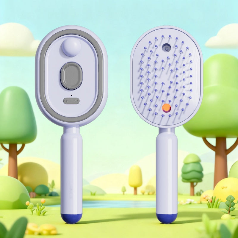 📢📢56 %  OFF💆 ✨ 3-in-1 Electric Spray & Massage Hair Brush