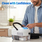 🥳2026 HOT SALE🥳💞50K+ SOLD!📢⏰ 50% OFF! High‑Temp Steam Cleaner – 105°C steam, 15s heat‑up. Kills 99.9% germs, no chemicals. 6 levels, large 1100ml tank. Multi‑surface magic! 🔥✨