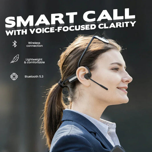 🎁Hot Sale Promotion 58% OFF🔥 Open Air Conduction Wireless Bluetooth Headset with Microphone