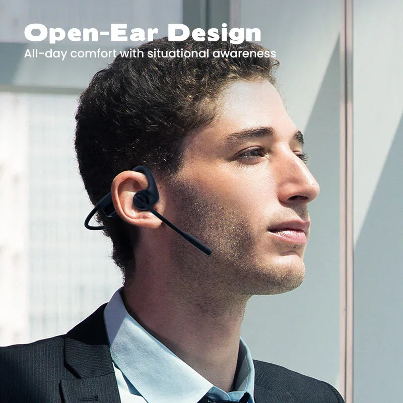 🎁Hot Sale Promotion 58% OFF🔥 Open Air Conduction Wireless Bluetooth Headset with Microphone