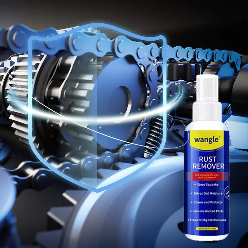Wangle rust remover spray with gear mechanism, auto tool protection from clarioy.