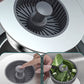 Kitchen sink strainer basket collecting vegetable scraps, eco-friendly homeware from clarioy