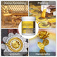 Weather resistant water-based gold paint for home furnishing, painting, gypsum, handcrafts