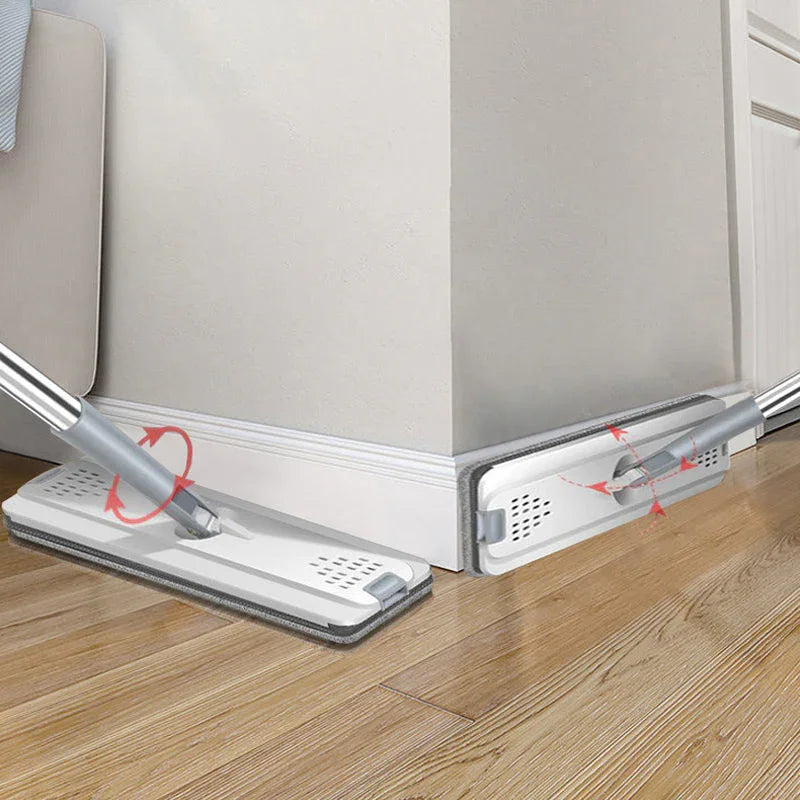 Adjustable flat mop cleaning hardwood floor in home, premium Clarioy homeware tool