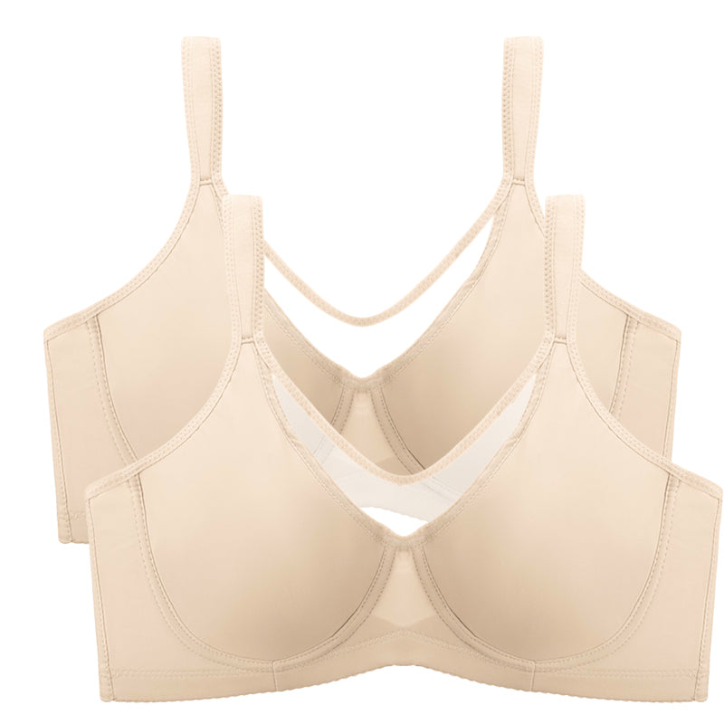 ⏰LAST DAY 64% OFF 💐Women's Elegant Sheer Full Coverage Plus Size Bra, Breathable Mesh Large Size Lingerie, Support Comfort Everyday Bra