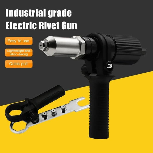 Industrial grade electric rivet gun with accessories, premium auto tool from Clarioy