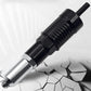 Heavy-duty black and silver auto tool from clarioy, displayed on a cracked surface background