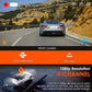 4-channel 1080p dash cam for cars, wide angle front and rear recording, auto electronics at clarioy
